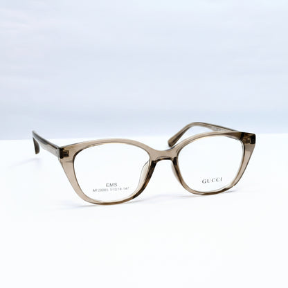 GUCCI CATS  EYE translucent brown