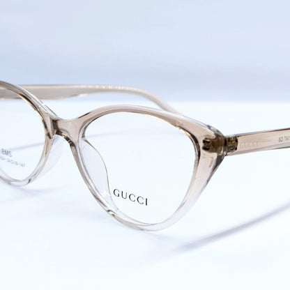 Gucci CATS EYE  translucent smoky brown