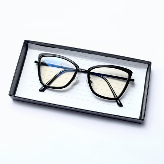 CATS EYE METAL GLOSSY BLACK
