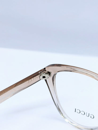 Gucci CATS EYE  translucent smoky brown