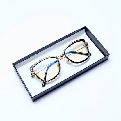 METAL CATS EYE GOLD AND BLACK MIX