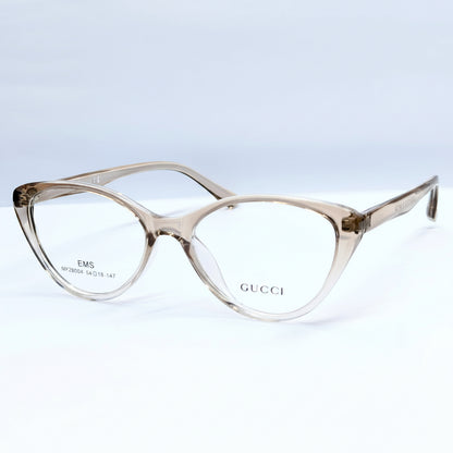 Gucci CATS EYE  translucent smoky brown
