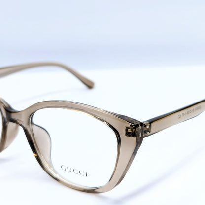 GUCCI CATS  EYE translucent brown