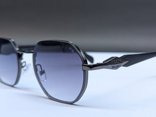 PRADA OVAL SHAVE SUNGLASS