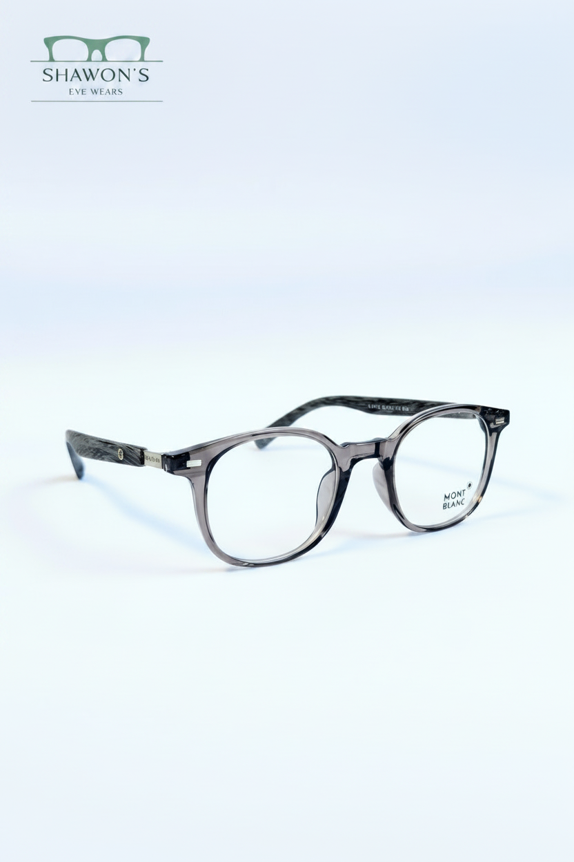 roun oval shave eye glass