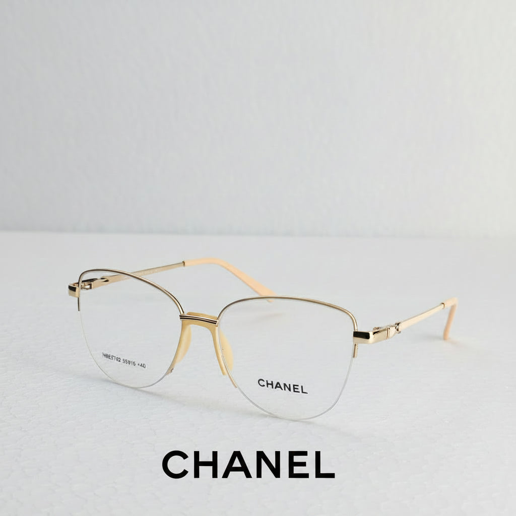CHANEL HALF RIM CATS EYE