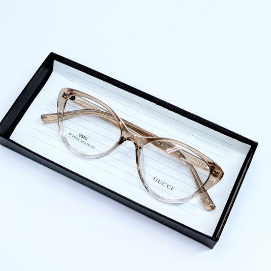 Gucci CATS EYE  translucent smoky brown